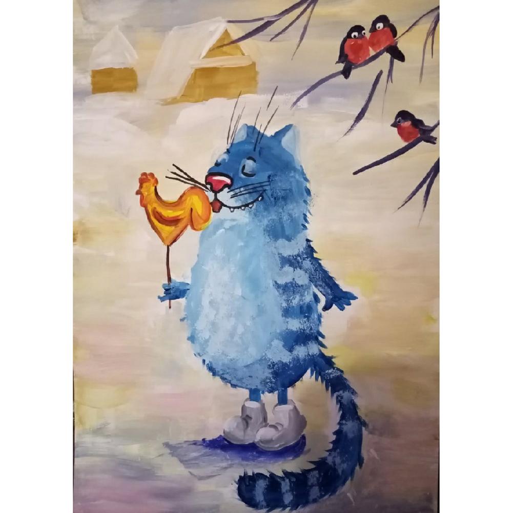 Cat - Full Drill Diamond Painting