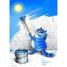 Load image into Gallery viewer, Cat - Full Drill Diamond Painting

