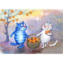 Load image into Gallery viewer, Cat - Full Drill Diamond Painting
