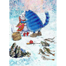 Load image into Gallery viewer, Cat - Full Drill Diamond Painting
