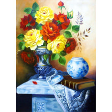 Load image into Gallery viewer, Flowers - Full Drill Diamond Painting
