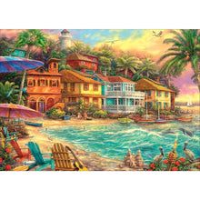 Load image into Gallery viewer, Beach House - Full Drill Diamond Painting
