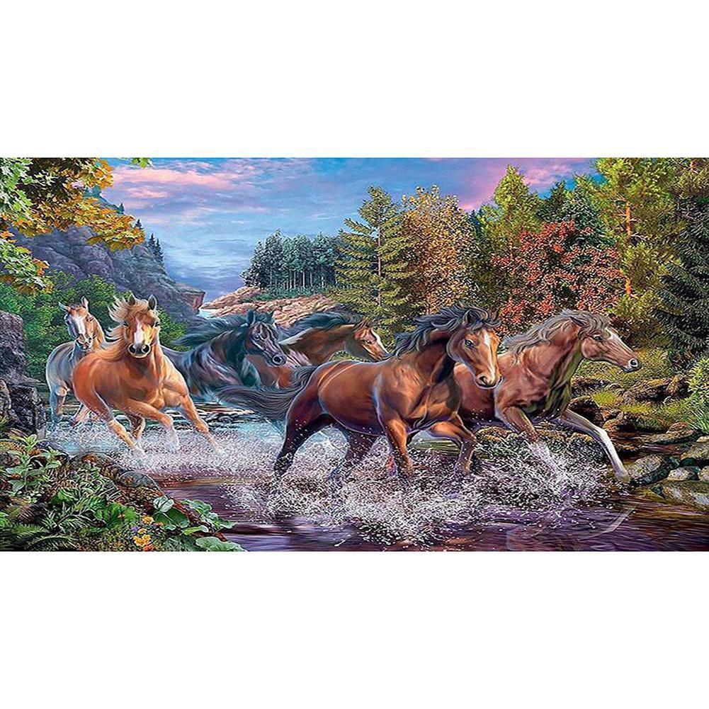 Horse - Full Drill Diamond Painting - 50x100cm