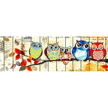 Load image into Gallery viewer, Owl - Full Drill Diamond Painting - 50x100cm
