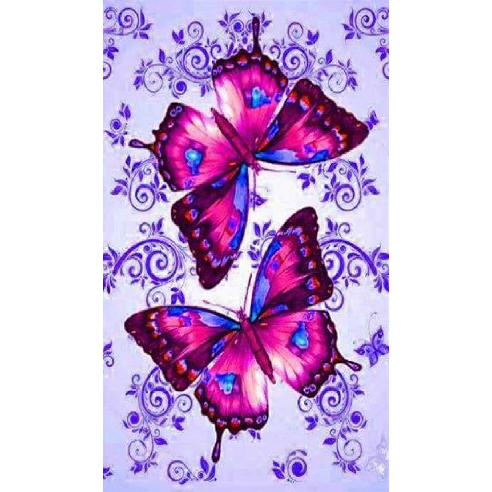 Butterfly - Full Drill Diamond Painting - 30x48cm