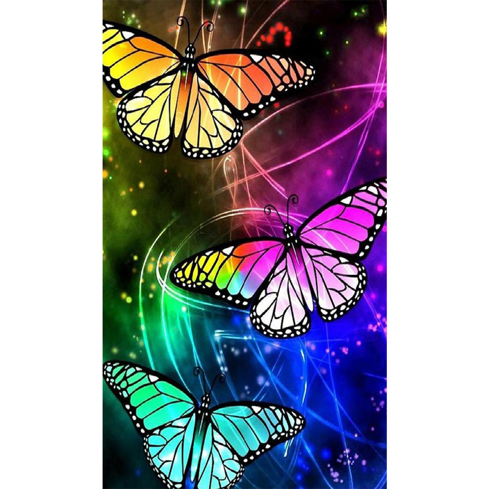 Butterfly - Full Drill Diamond Painting - 30x48cm