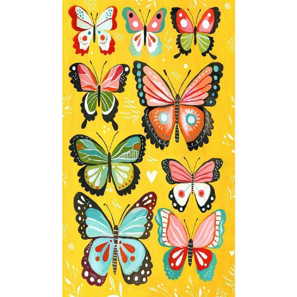 Butterfly - Full Drill Diamond Painting - 30x48cm