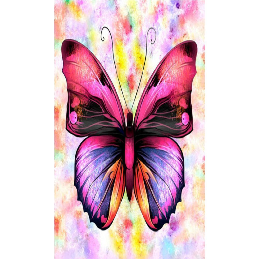 Butterfly - Full Drill Diamond Painting - 30x48cm