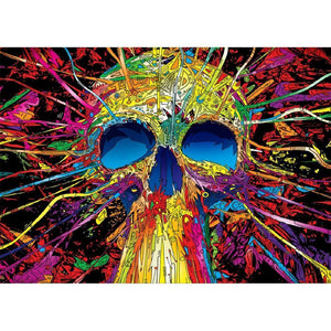 Colorful Skull - Full Drill Diamond Painting