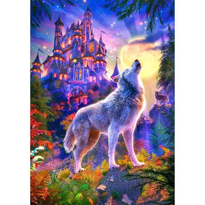 Castle Wolfs - Full Drill Diamond Painting