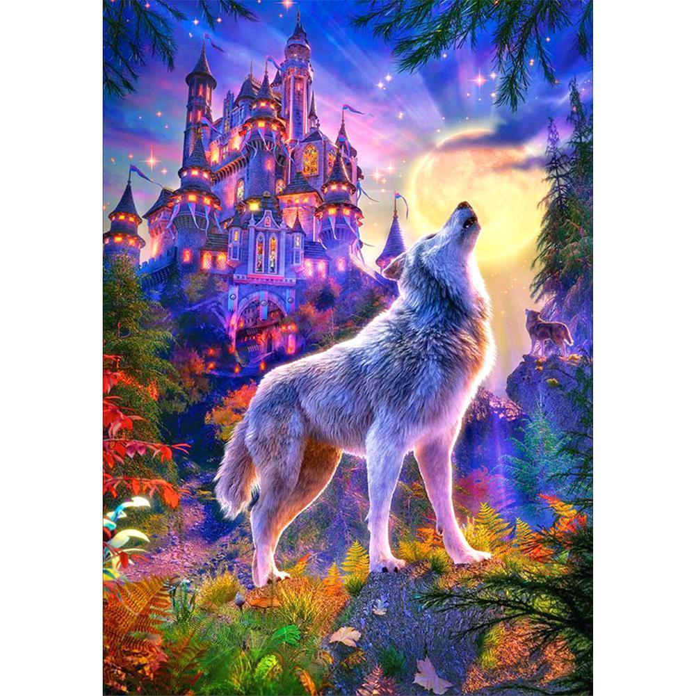 Castle Wolfs - Full Drill Diamond Painting