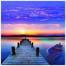 Load image into Gallery viewer, Long Bridge Sunrise - Full Drill Diamond Painting
