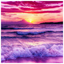 Load image into Gallery viewer, Rough Waves Seascape - Full Drill Diamond Painting
