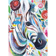 Load image into Gallery viewer, Colorful Zebra - Full Drill Diamond Painting
