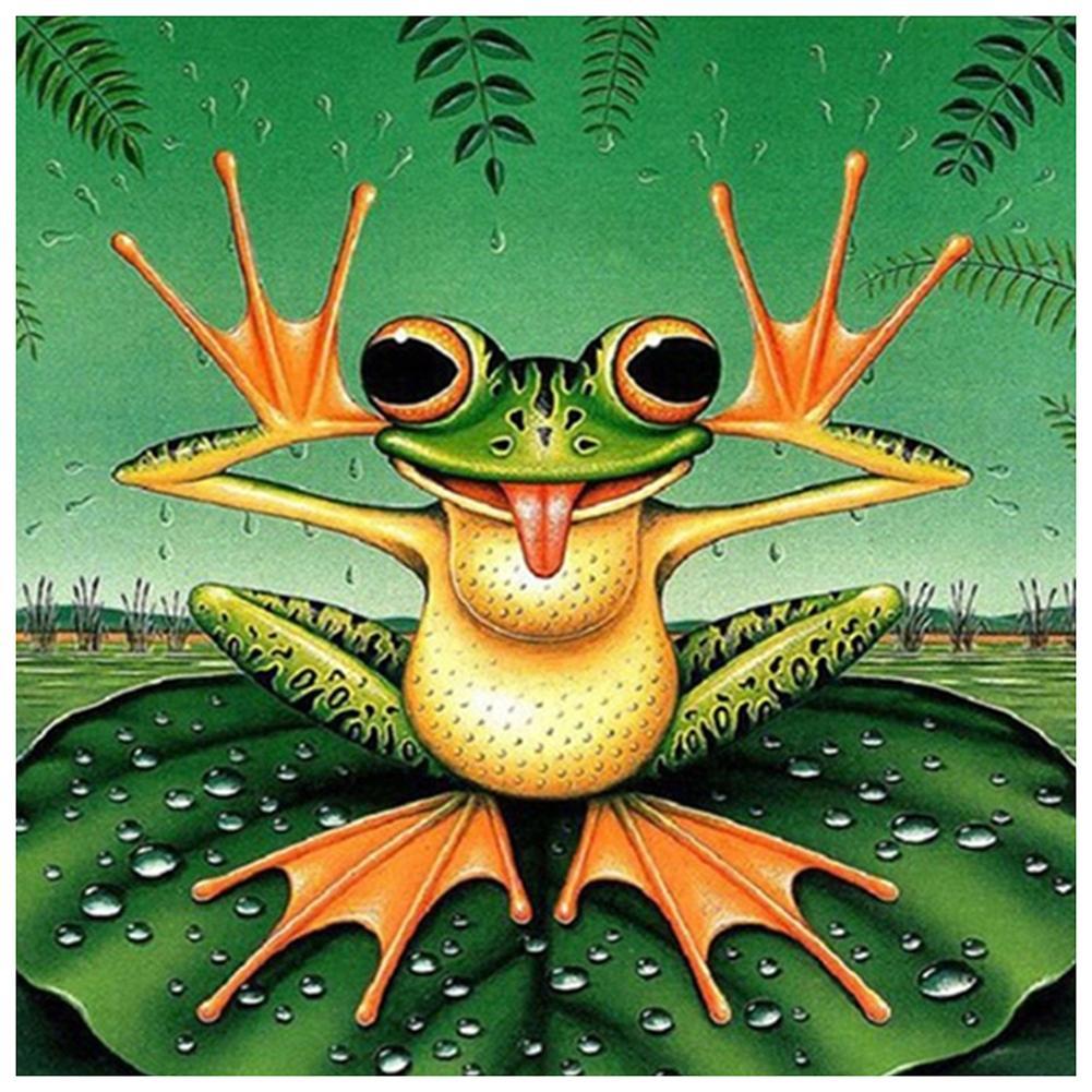Funny Frog - Full Drill Diamond Painting