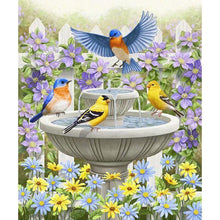 Load image into Gallery viewer, Discussion Birds - Full Drill Diamond Painting
