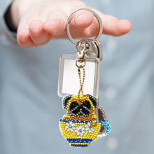 Load image into Gallery viewer, 4pcs Teacup Animal DIY Keychain

