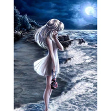 Load image into Gallery viewer, Pretty Girl - Full Drill Diamond Painting
