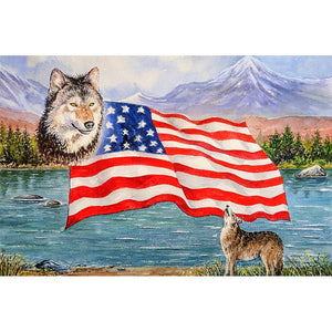 National FlagPicture - Full Drill Diamond Painting