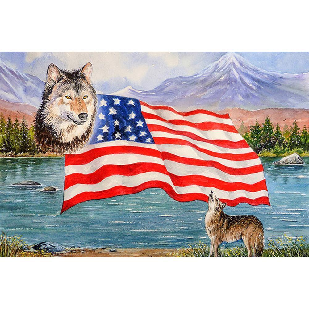 National FlagPicture - Full Drill Diamond Painting