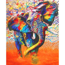 Load image into Gallery viewer, Colorful Elephant - Full Drill Diamond Painting

