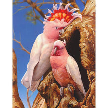 Load image into Gallery viewer, Pink Parrot - Full Drill Diamond Painting
