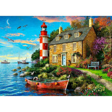 Load image into Gallery viewer, Seaside House - Full Drill Diamond Painting

