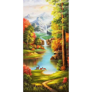 Scenery - Full Drill Diamond Painting - 85x45cm