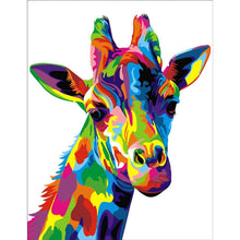 Load image into Gallery viewer, Color Giraffe - Full Drill Diamond Painting - 50x40cm
