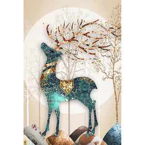 Elk - Full Drill Diamond Painting - 50x65cm