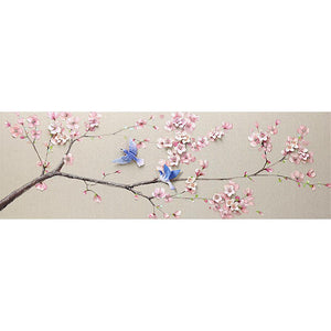 Spring Bird - Full Drill Diamond Painting - 80x30cm
