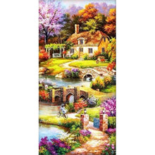 Load image into Gallery viewer, Village - Full Drill Diamond Painting - 85x45cm
