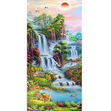 Load image into Gallery viewer, Waterfall - Full Drill Diamond Painting - 45x85cm

