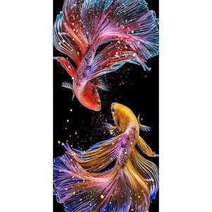 Colorful Fish - Full Drill Diamond Painting - 45x85cm
