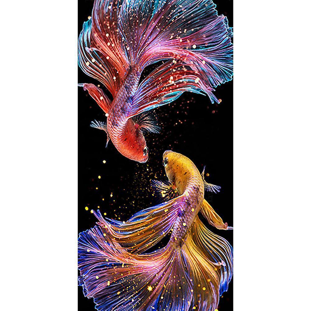Colorful Fish - Full Drill Diamond Painting - 45x85cm