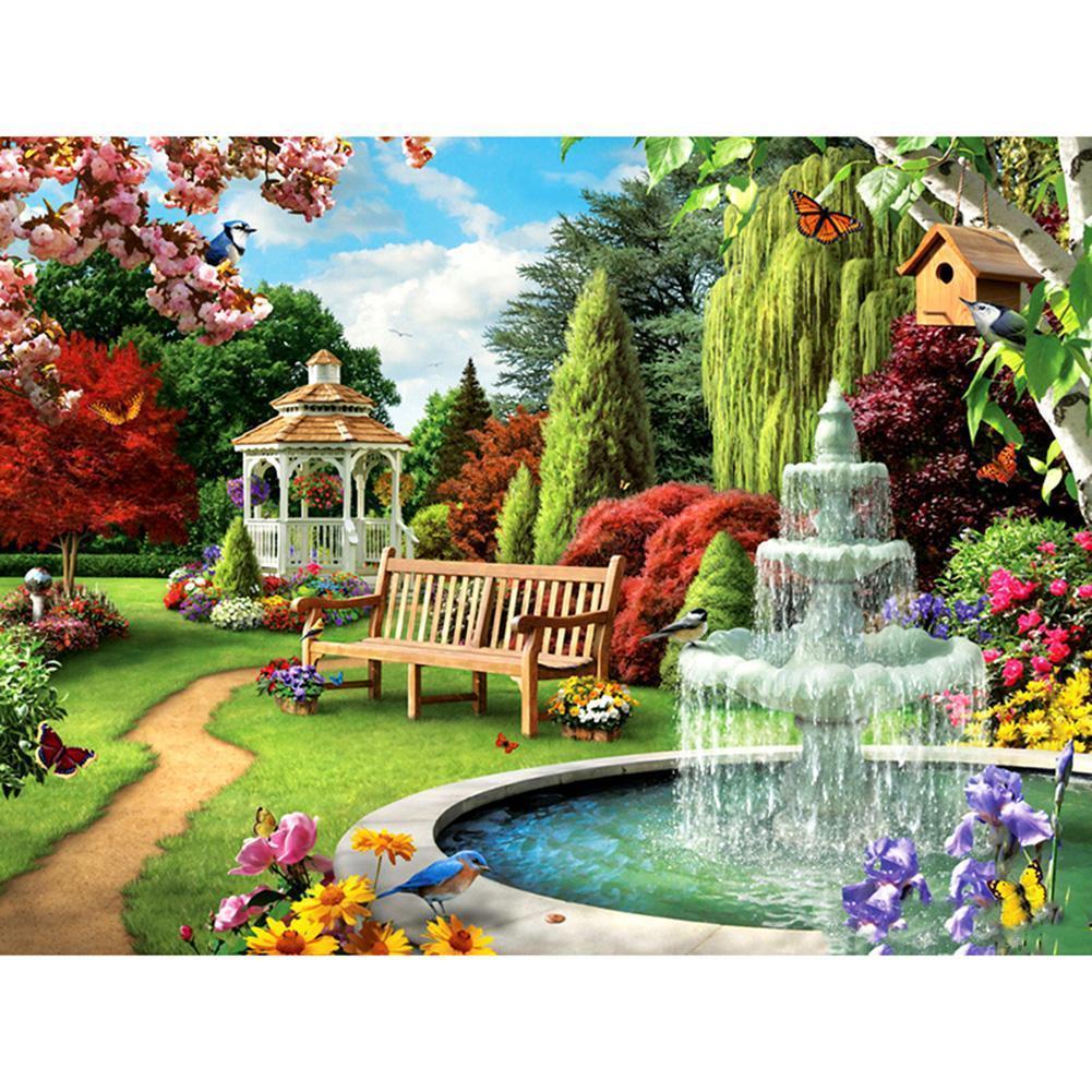 Courtyard - Full Drill Diamond Painting