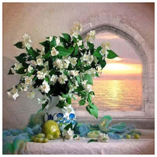 Load image into Gallery viewer, Window Flower - Full Drill Diamond Painting
