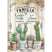 Load image into Gallery viewer, Cactus and Letters - Full Drill Diamond Painting
