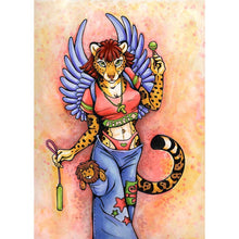 Load image into Gallery viewer, Tiger Girl - Full Drill Diamond Painting
