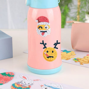 8pcs-Emoticons-Diamond Painting Free Stickers
