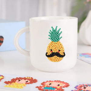 10pcs-Pineapple-Diamond Painting Free Stickers