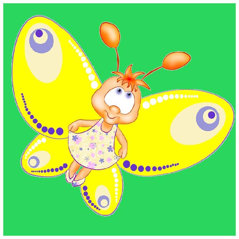 Cartoon Butterfly - Full Drill Diamond Painting