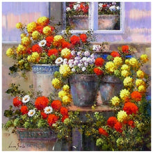 Load image into Gallery viewer, Potted Flowers - Full Drill Diamond Painting
