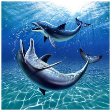 Load image into Gallery viewer, Two Whale - Full Drill Diamond Painting

