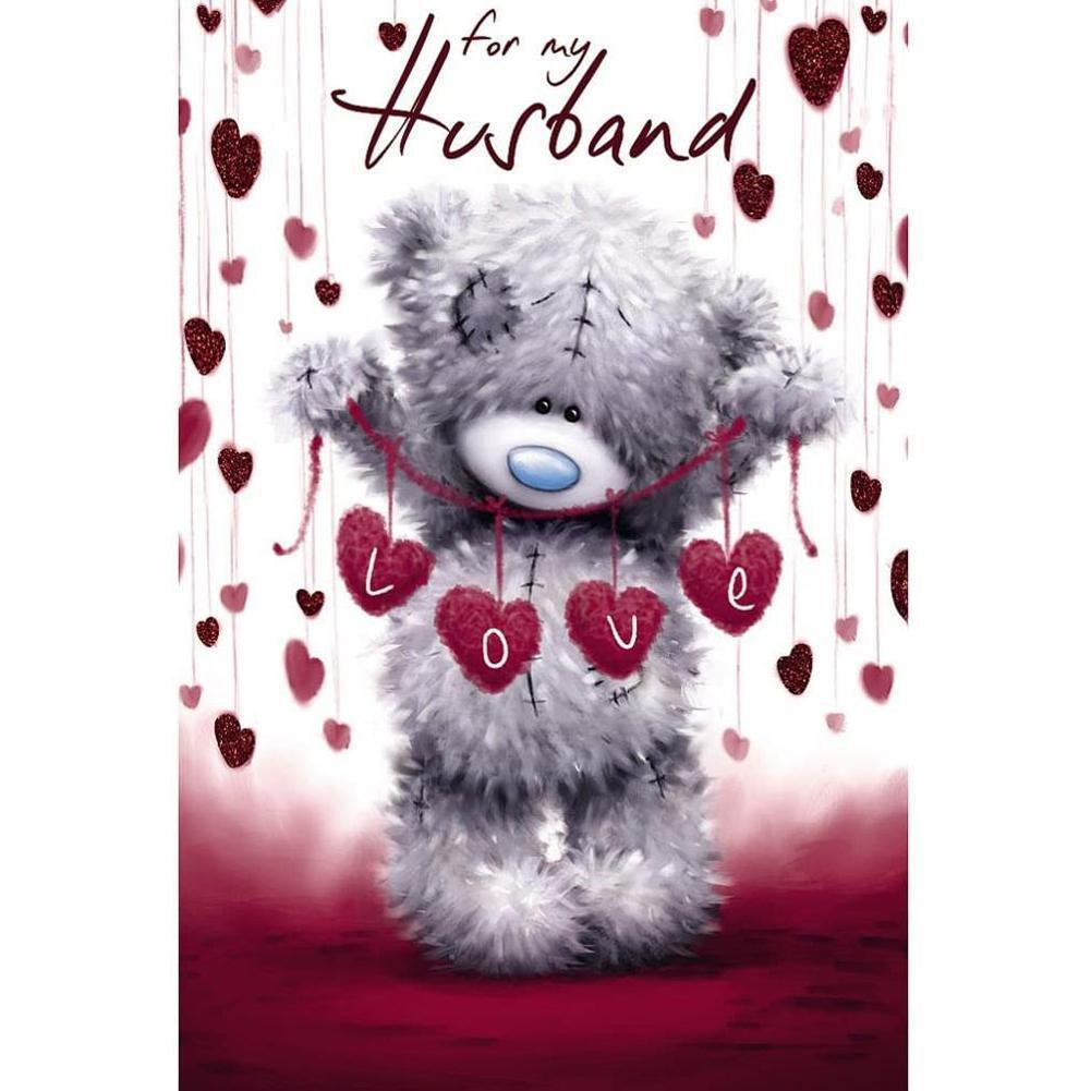 Bear-Love for my husband - Full Drill Diamond Painting