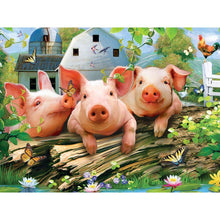 Load image into Gallery viewer, Pig - Full Drill Diamond Painting
