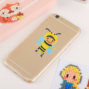 8pcs-Animal Kids-Diamond Painting Free Stickers
