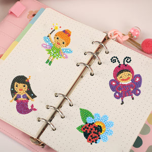 8pcs-Animal Kids-Diamond Painting Free Stickers