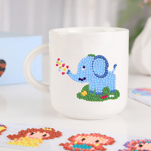 8pcs-Animal-Diamond Painting Free Stickers