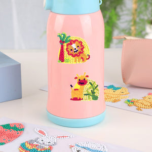 8pcs-Animal-Diamond Painting Free Stickers